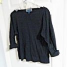Karen Scott 100% Cotton 3/4 Sleeve Shirt, Size XL
