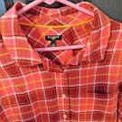 Talbots 100% Cotton Button Down Rolled Sleeve Shirt, Size 1X