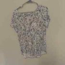 ALFANI Short Sleeve Top, Size Large 96% Rayon/4% Spandex