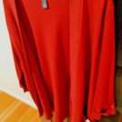 Karen Scott 100% Cotton Open Front Sweater, 3/4 Sleeve Size XL