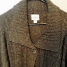 St Johns Bay Button Down Sweater, Size XLT