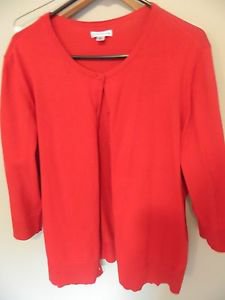 Croft and Barrow 3/4 Sleeve Button Down Sweater, Size XL