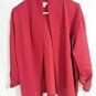 Avenue 3/4 Sleeve Open Front Sweater, Size 14/16