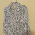 JM Collection Button Down Blouse, 3/4 Sleeve, Size 16