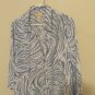 JM Collection Button Down Blouse, 3/4 Sleeve, Size 16