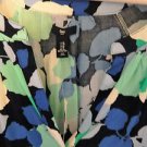 Gap Flowered Blouse, 3/4 Sleeve, Size XL