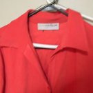 Sag Harbor Woman Button Down Shirt, Faux Suede Feel, Size 1x
