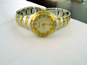Bulova Women's Crystal Accent Two-Tone Stainless Steel Bracelet Watch