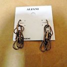 Alfani Hypo-Allergenic Chocolate Link Earrings