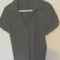 Style & Co Short Sleeve Button Down Blouse, Size 16
