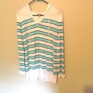 Talbots 100% Rayon Pullover Hooded Tunic, Size x