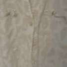 JM Collection Short Sleeve Linen Blouse, Size 16