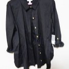 Charter Club Button Down Blouse, 3/4 rolled sleeve, size 18
