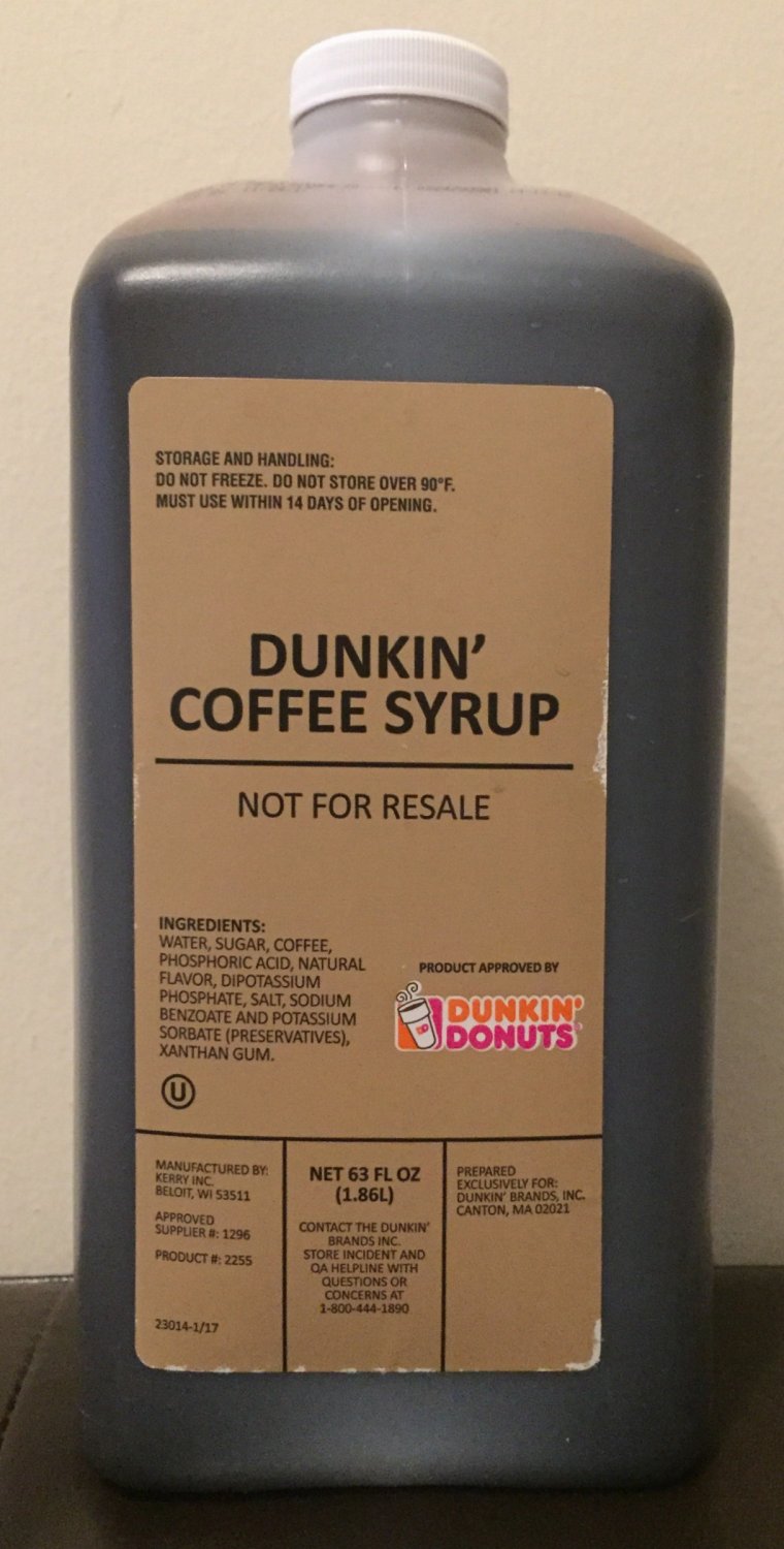 Dunkin Donuts Frozen Coffee Syrup Swirl With Pump