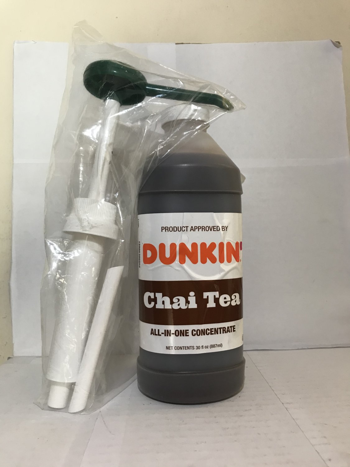 Dunkin Donuts Chai Tea with Pump See Description First