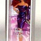 Barbie The Look City Shine Red Hair Purple Dress and Shoes Mattel Black Label