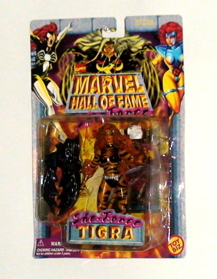 Tigra Marvel Super Hero Hall of Fame She Force action figure Toy Biz 1996