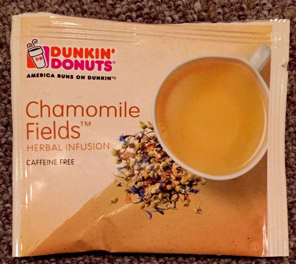 Dunkin Donuts Chamomile Fields Herbal Infusion Tea With 45 tea bags