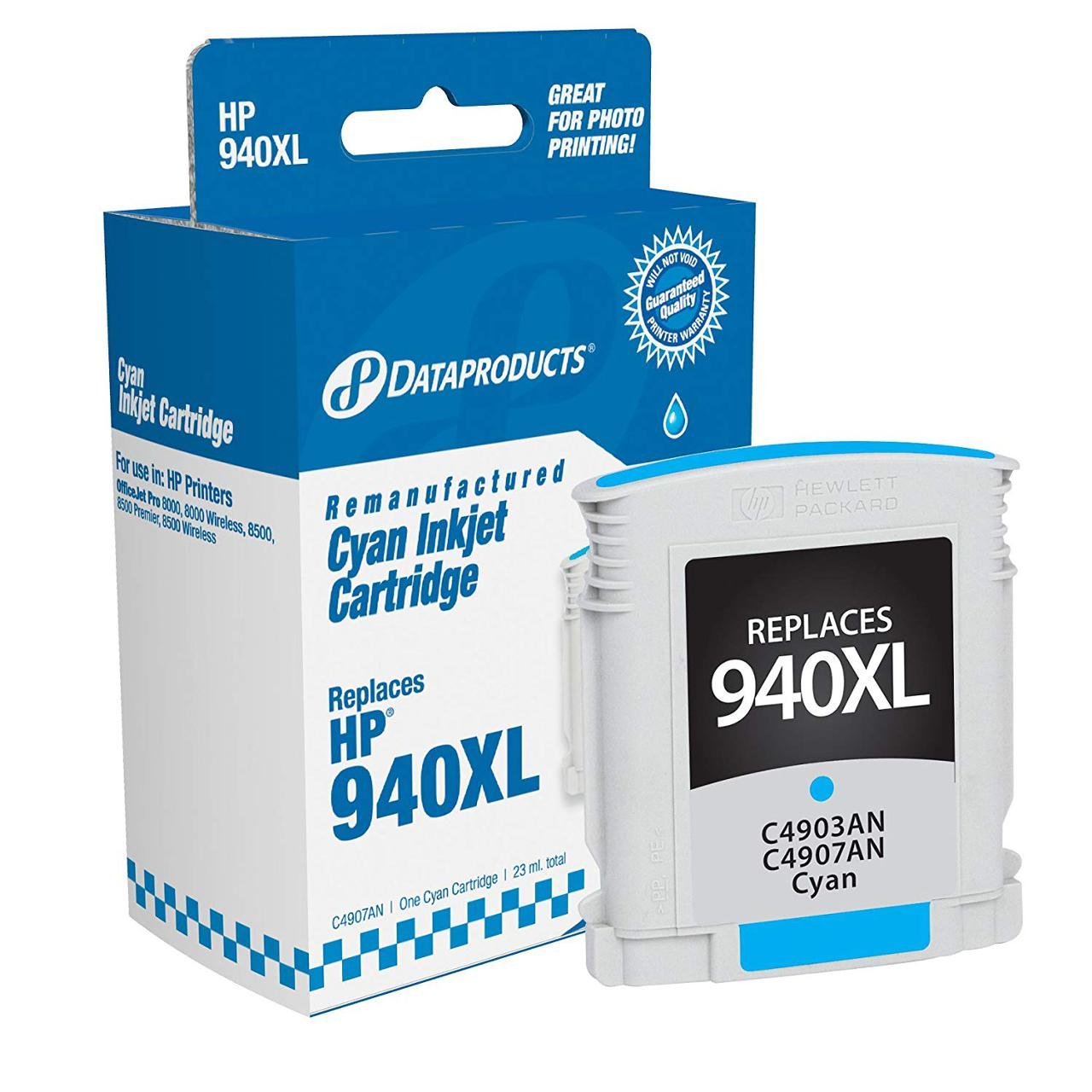 Dataproducts Remanufactured HP 940XL Cyan Ink Cartridge DPCWC940XLC