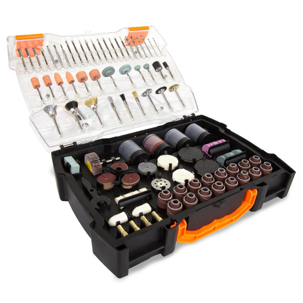 WEN Assorted Rotary Tool Accessory Kit with Carrying Case (282Piece)