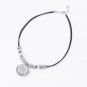 Fashion Opal Statement Pendants Women Vintage Leather Necklace Jewelry