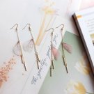Chain Drop Dangle Long Asymmetric Earrings - 2 colors