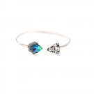 Alloy Triangle Gemstone Bracelet