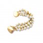 Multi-layers Alloy Pearls Hand Catenary Girls Fashion Temperament bracelet