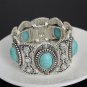 Classical Jewelry Bangle Natural Turquoise Wristlet Bracelet