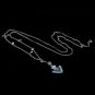 Rhinestone Crystal Tassel Chain Dangle Navel Belly Button Ring Bar - 3 colors