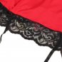 Lingerie red nightwear baby doll string women's with pattern