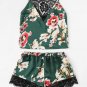 Shein floral lace sheer summer elegant camis inserts sleeveless