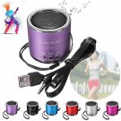 Speaker portable mini speaker amplifier FM radio player - 6 colors