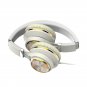 Headphone folding stereo heavy deep bass 3.5mm audio device - 3 colors