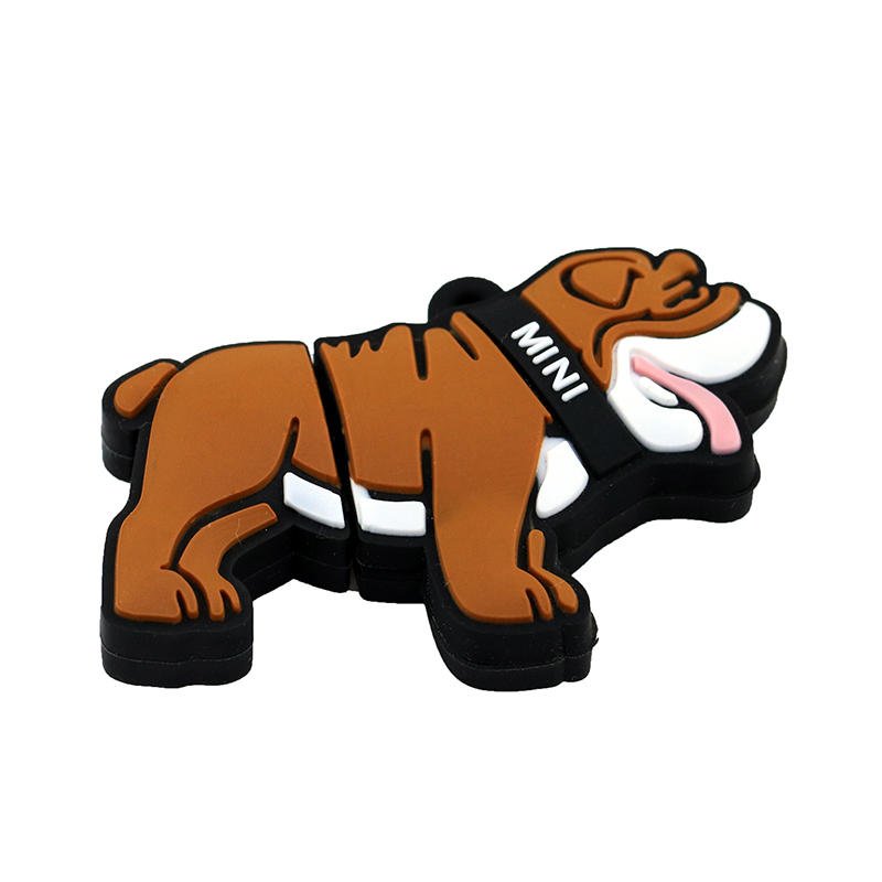 Cartoon Brown Bulldog Model Usb Flash Drive Usb2.0 64 GB