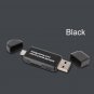 Micro USB OTG to USB 2.0 Adapter SD/Micro SD Card Reader - 2 colors