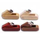 Wooden rotating USB flash drive Disk Memory Stick - 8 GB