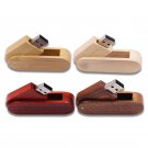 Wooden rotating USB flash drive Disk Memory Stick - 64 GB