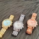 Contena Brand New Design Ladies Rhinestone Full Diamonds Dress Watch - 3 colors
