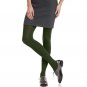 HUE Super Opaque Control Top Tights Shadow Olive Green NWT size 2