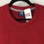 Cutter and Buck Men's Benson Crew Neck Sweater Stewart Red NWT size XLT