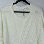 Calvin Klein Plus Size Multi Stitch Tunic Sweater Winter White size 3X