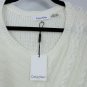 Calvin Klein Plus Size Multi Stitch Tunic Sweater Winter White size 3X