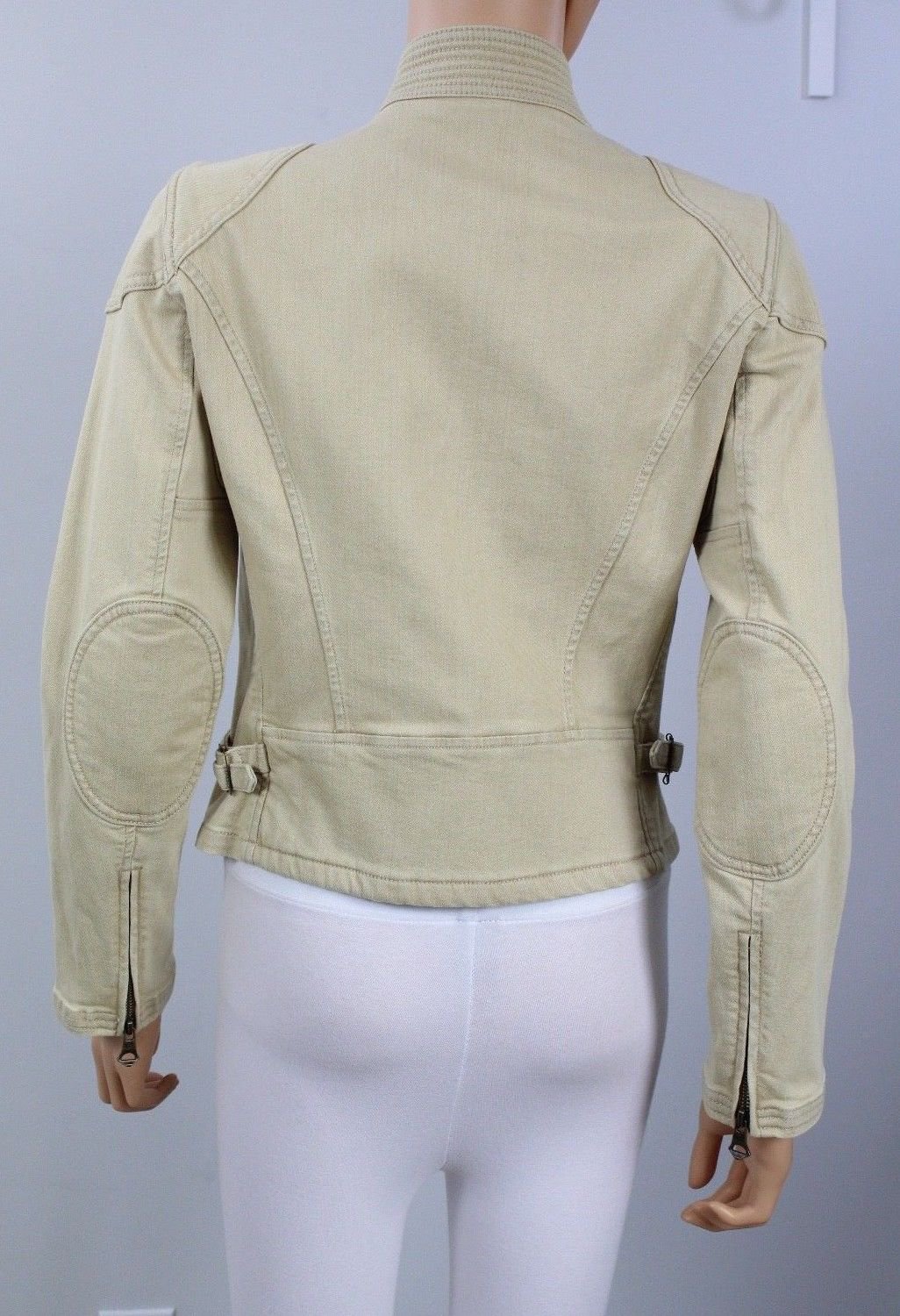 Lauren Ralph Lauren women's Denim Khaki Trucker Jacket size Small