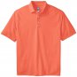 PGA Tour Men's Short Sleeve Airflux Polo Shirt Coral Orange size XLarge