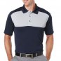 PGA Tour Men's Colorblocked Short Sleeve Airflux Polo Shirt True Navy