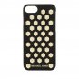 Michael Kors iPhone 7 Logo & Faceted Studs Black Gold Case