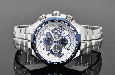 Casio Edifice EF-554D-7AV Chronograph Stainless Steel Quartz Color Black