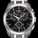 Men Watch Tissot Couturier T035.617.11.051.00 Chronograph Stainless Steel Dial Color Black