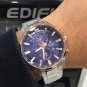 Casio Edifice EFR-303PG-2A Chronograph Stainless Steel Quartz Color Blue